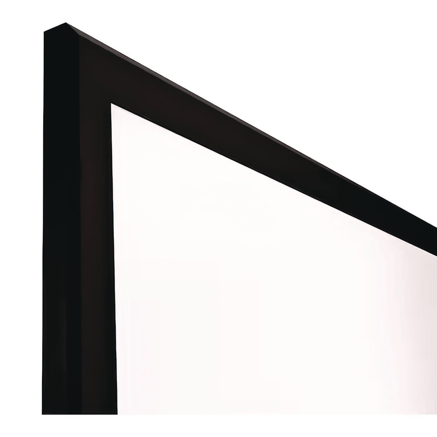 TRU RED™ Magnetic Steel Dry Erase Board, 48" x 96", White Surface, Black Aluminum Frame