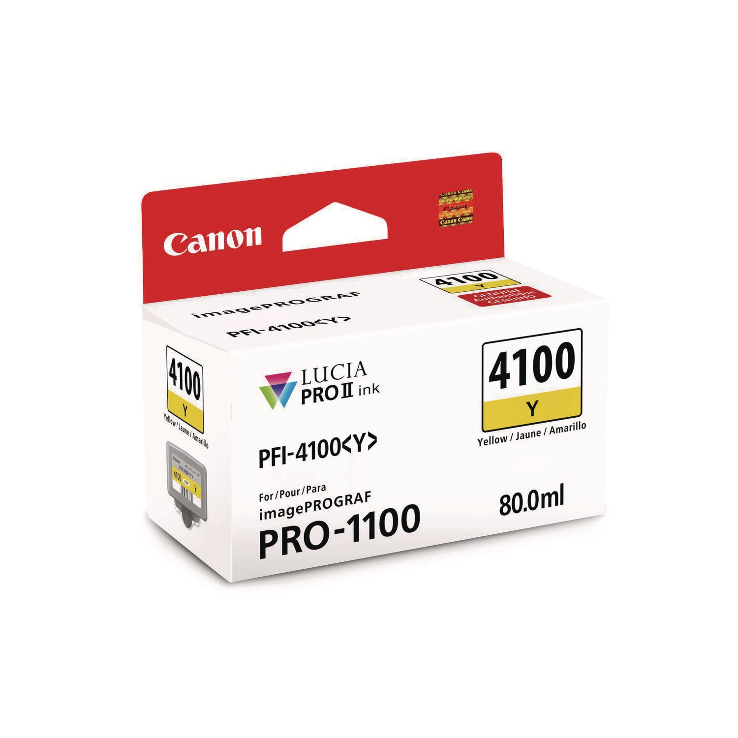 Canon® 6780C002AA (PFI-4100) High-Yield Ink, Yellow