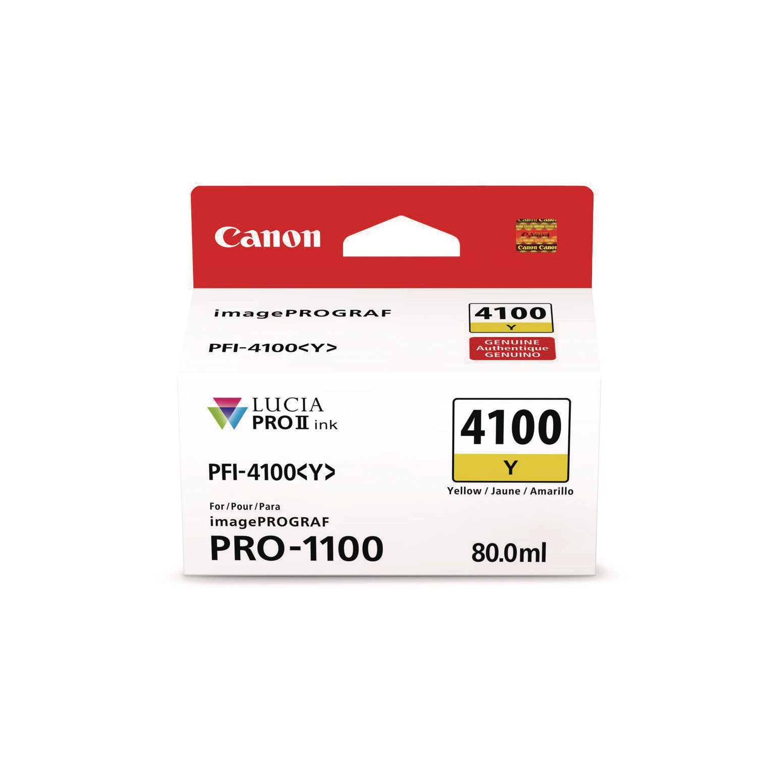 Canon® 6780C002AA (PFI-4100) High-Yield Ink, Yellow