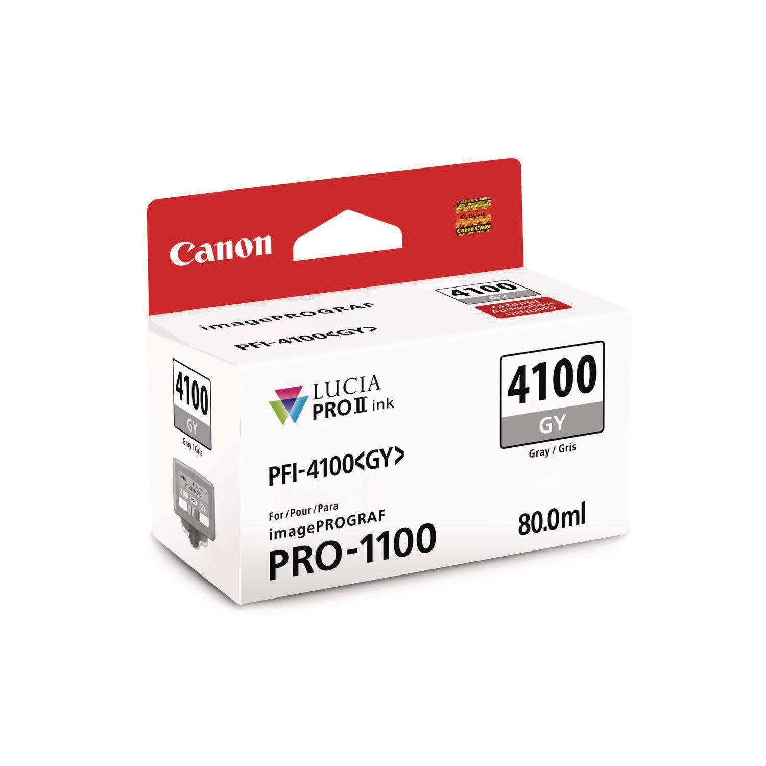 Canon® 6783C002AA (PFI-4100) High-Yield Ink, Gray