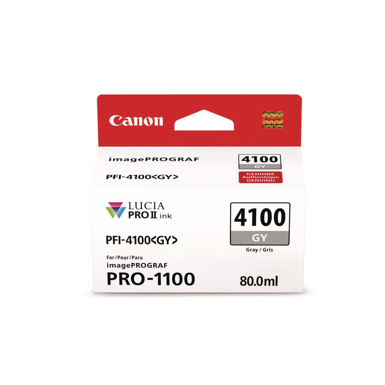 Canon® 6783C002AA (PFI-4100) High-Yield Ink, Gray