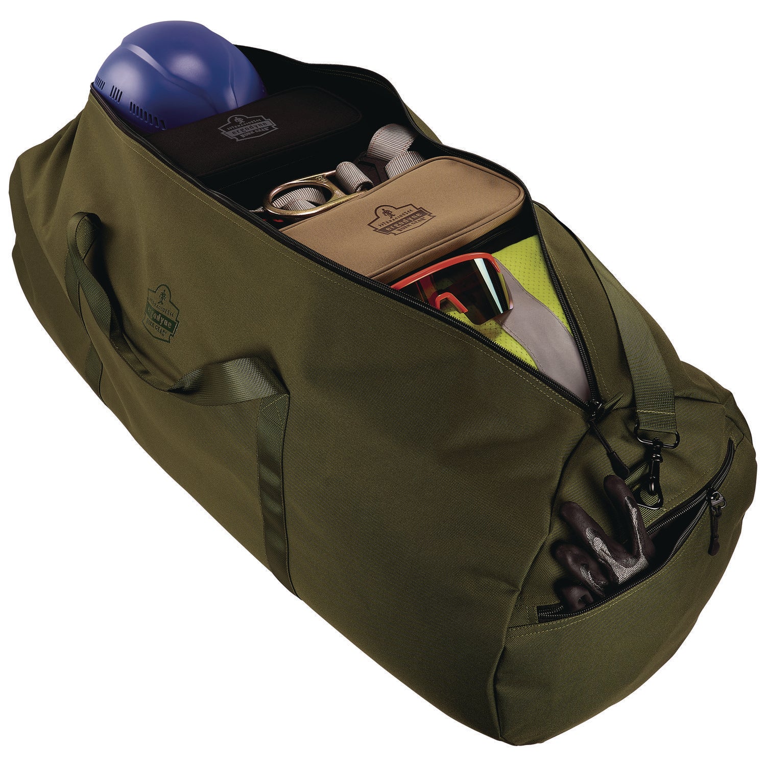 ergodyne® Arsenal 5020P Gear Duffel Bag, 14 x 35 x 14, Olive