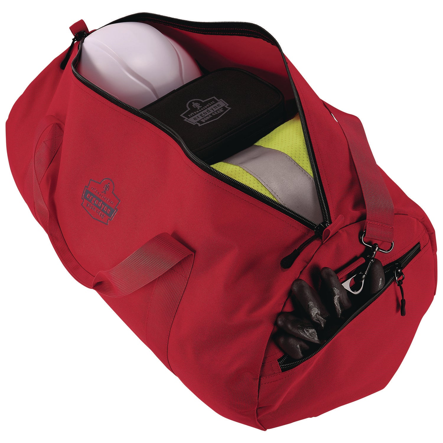 ergodyne® Arsenal 5020P Gear Duffel Bag, 12 x 23 x 12, Red