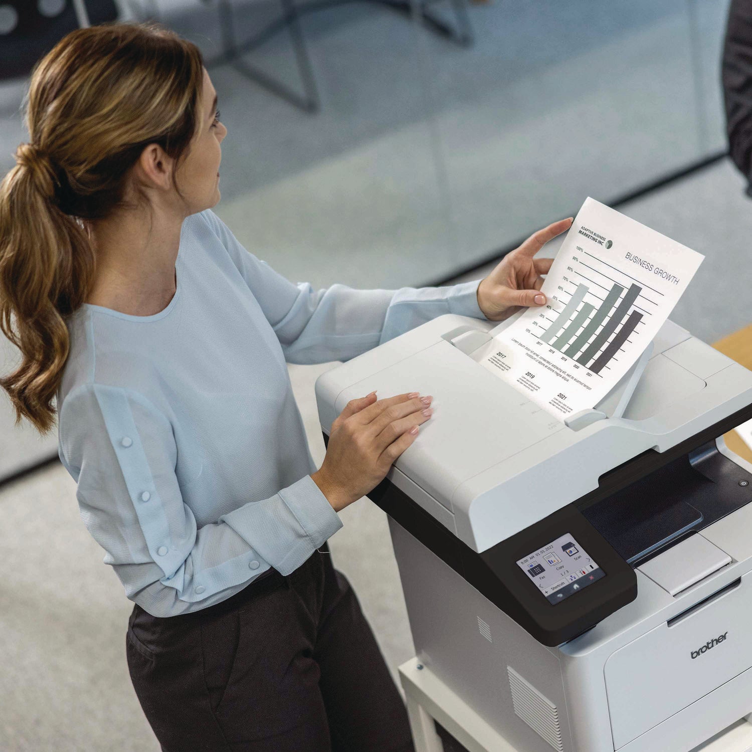 Brother MFC-L5710DW Business Monochrome Laser AIO Printer, Copy, Fax, Print, Scan