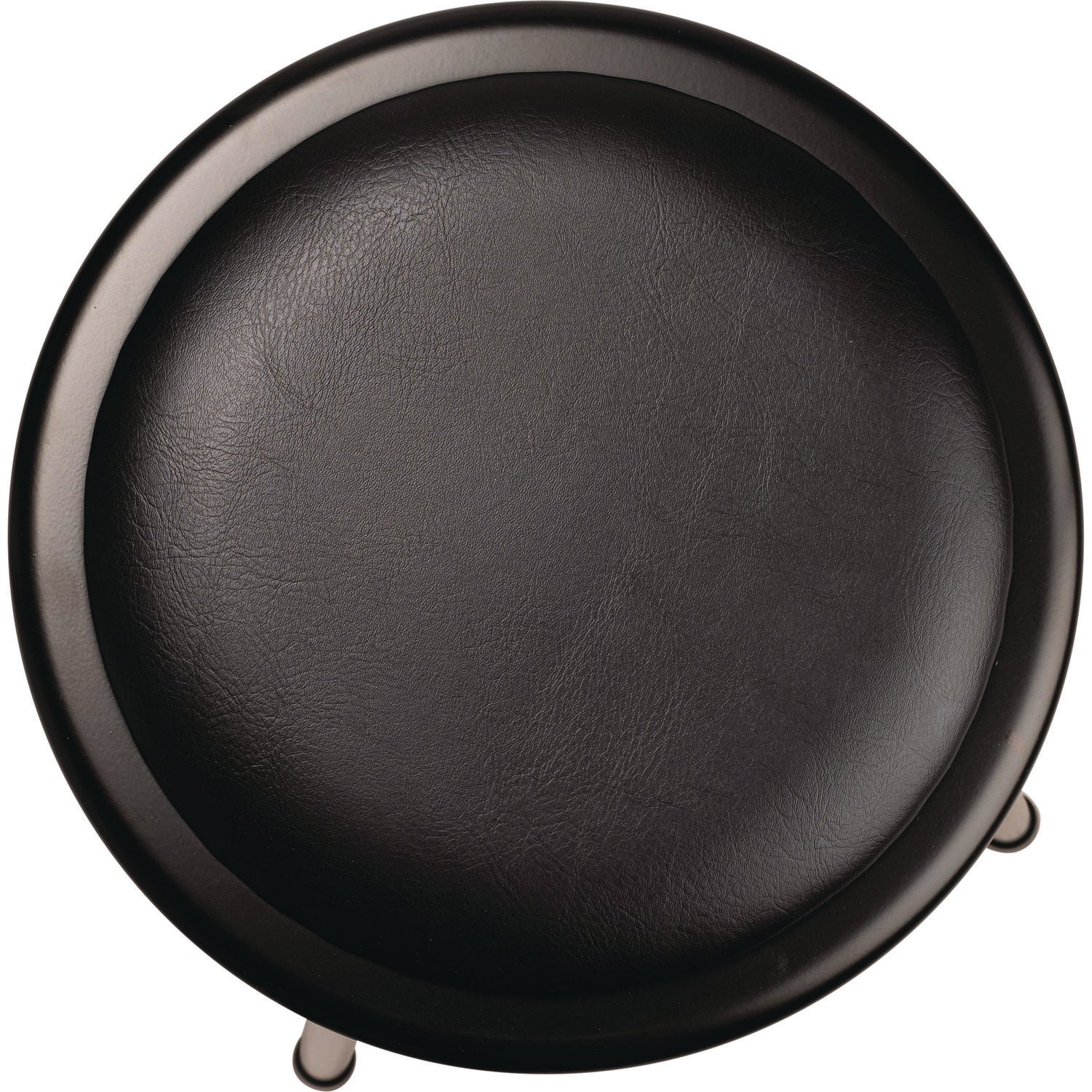 NPS® 6400 Series Height Adjustable Heavy Duty Vinyl Padded Steel Stool, Supports 500 lb, 25" to 33" Seat Height, Black Seat/Base