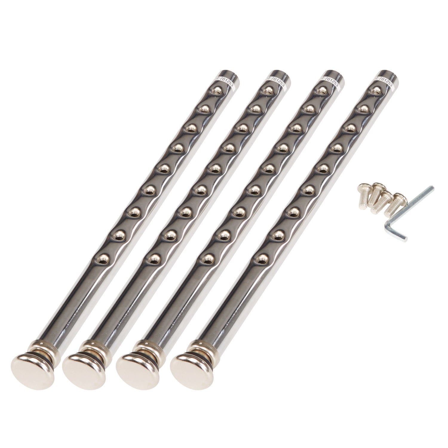 NPS® 6300 Series Height Adjust Heavy Duty Square Seat Steel Stool, Backless, 500lb, 23.75" to 31.75" Height, Brown Seat, Gray Base