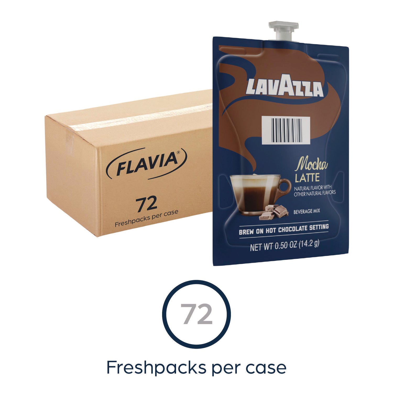 FLAVIA® Lavazza Mocha Latte, 72/Carton