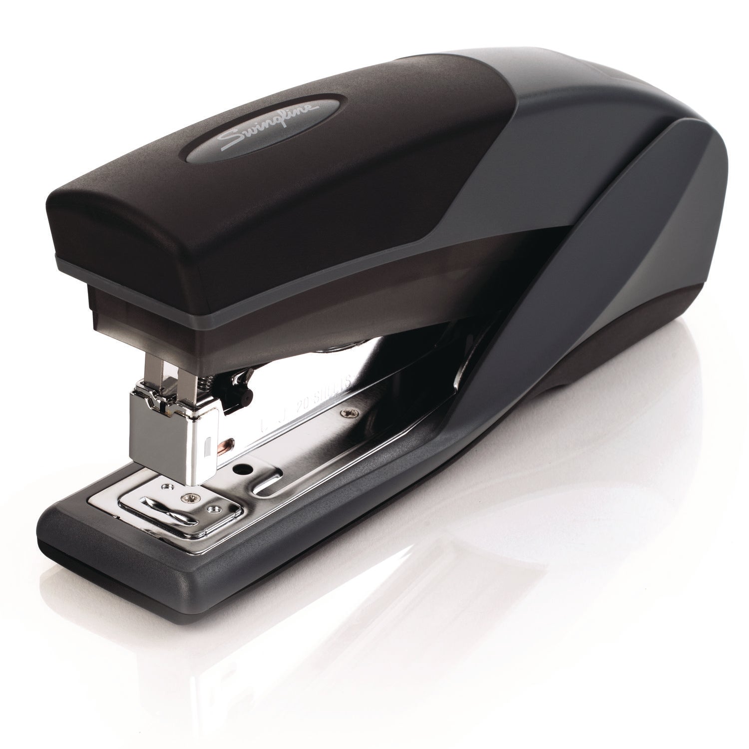 Swingline® Eztouch Reduced Effort Stapler, 20-Sheet Capacity, Black