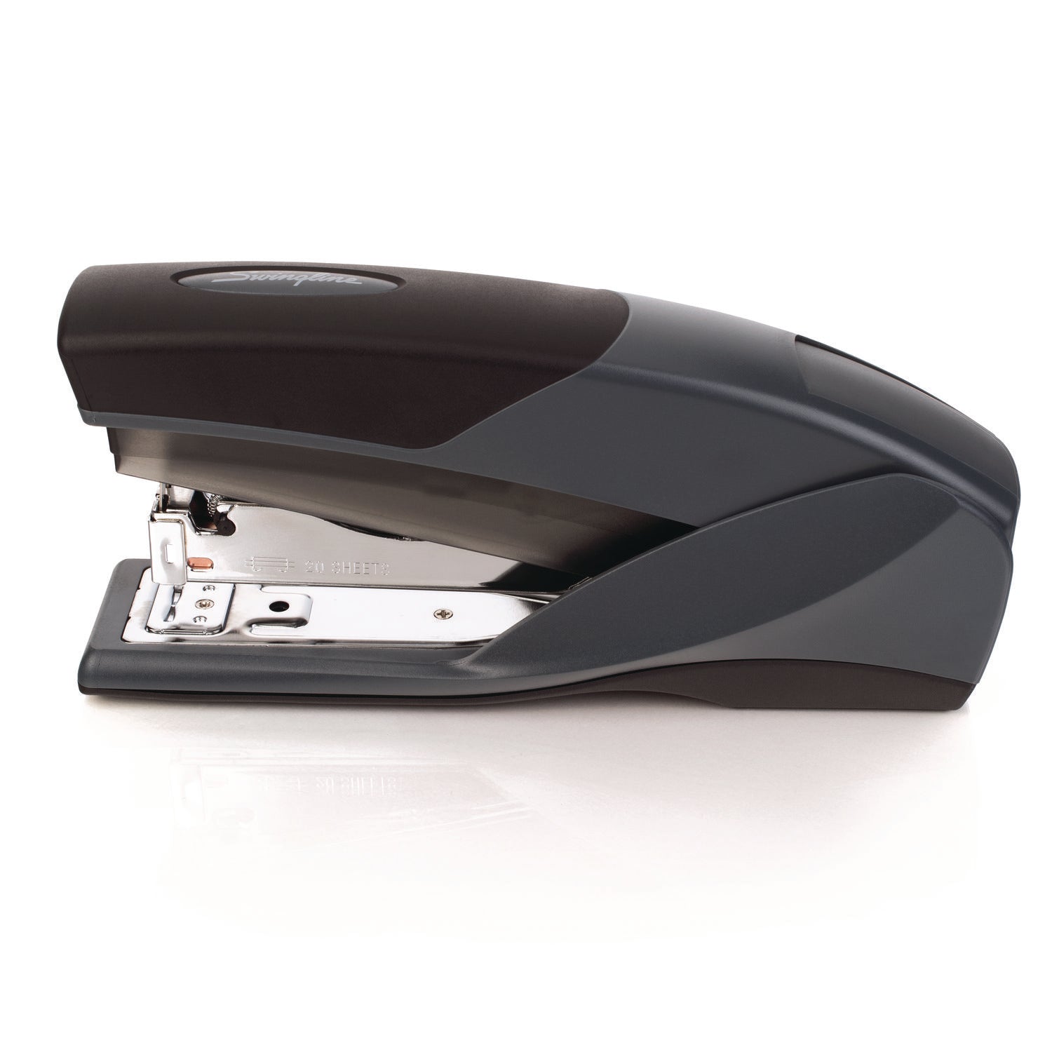 Swingline® Eztouch Reduced Effort Stapler, 20-Sheet Capacity, Black