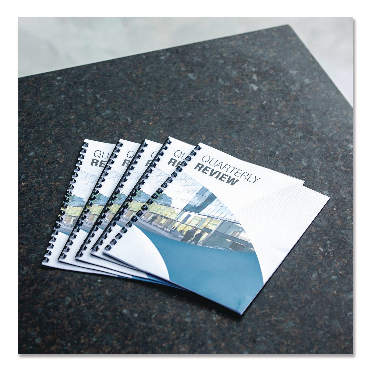 Fellowes® Plastic Comb Bindings, 1" Diameter, 200 Sheet Capacity, Black, 50/Pack