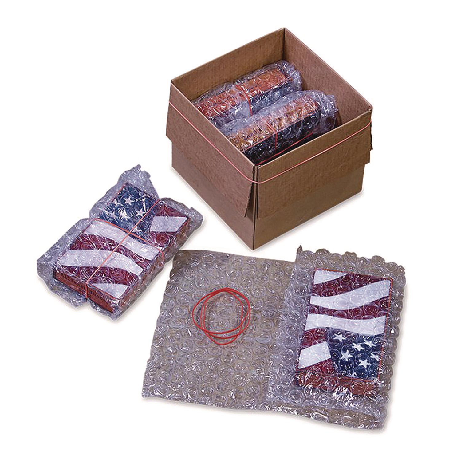 Alliance® Red Packer Bands, Size 22, 5" x 0.06", 1 lb Box