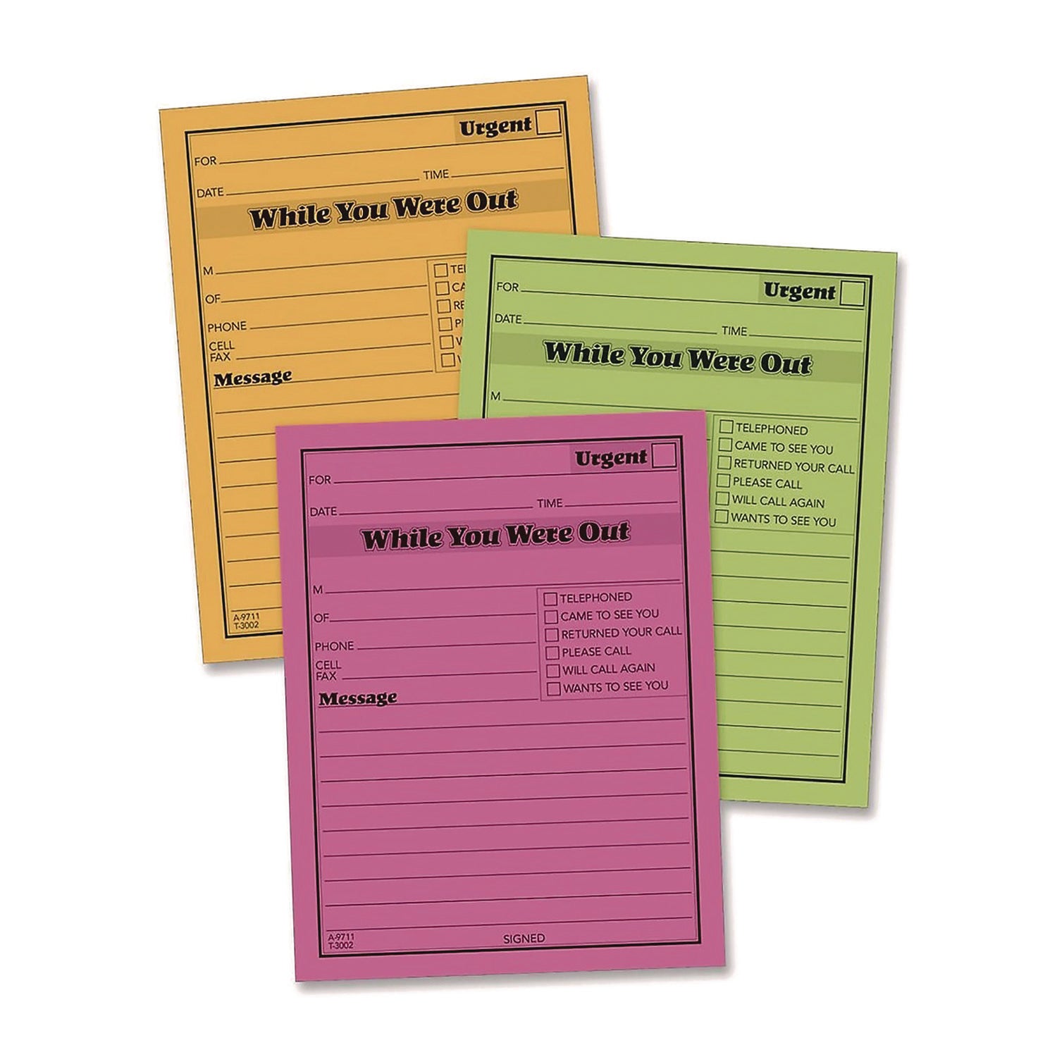 Adams® While You Were Out Memo Pad, One-Part (No Copies), 4.25 x 5.5, 50 Forms/Pad, 6 Pads/Pack