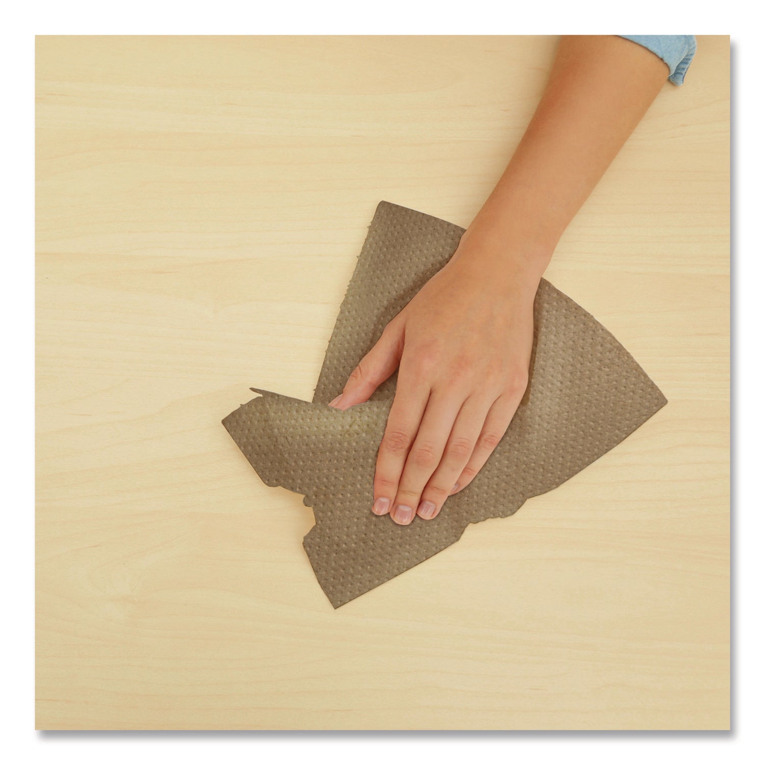 Papernet® HyTech Seas Hardwound Roll Towel Kraft, 1-Ply, 7.9" x 700 ft, Brown, 6/Carton