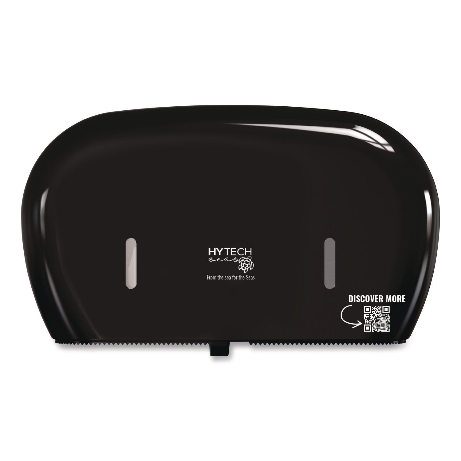 Papernet® HyTech Seas Mini JRT Twin Dispenser, 5.5 x, 15.7 x 9.8, Black