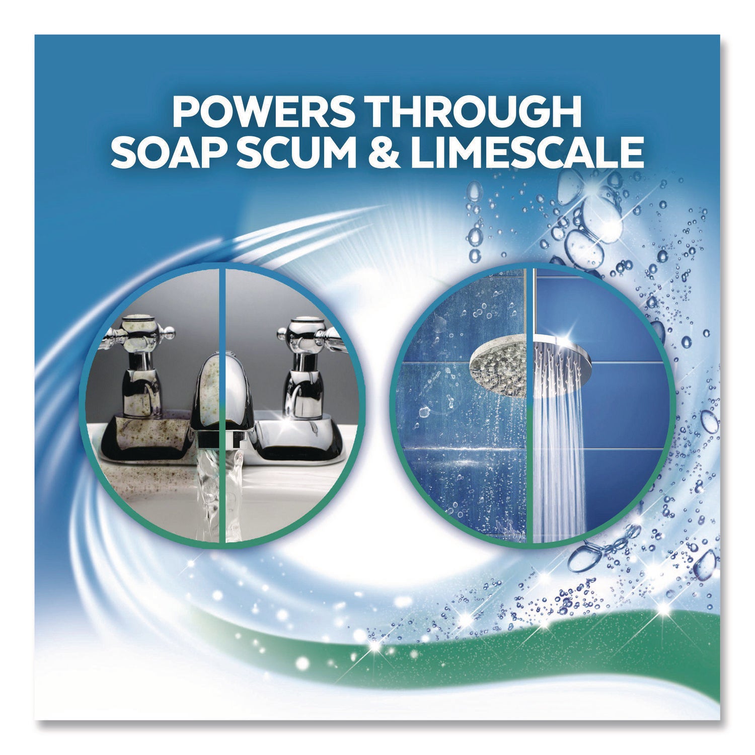 LYSOL® Brand Bathroom Cleaner with Hydrogen Peroxide, Cool Spring Breeze, 32 oz Trigger Spray Bottle, 12/Carton