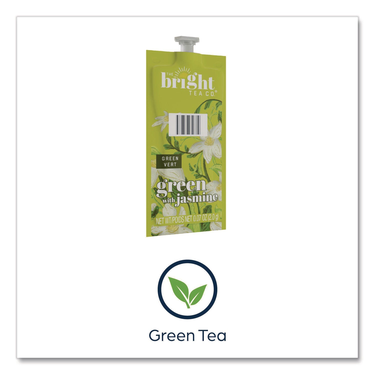 FLAVIA® The Bright Tea Co. Green with Jasmine Tea Freshpack, 40/Carton