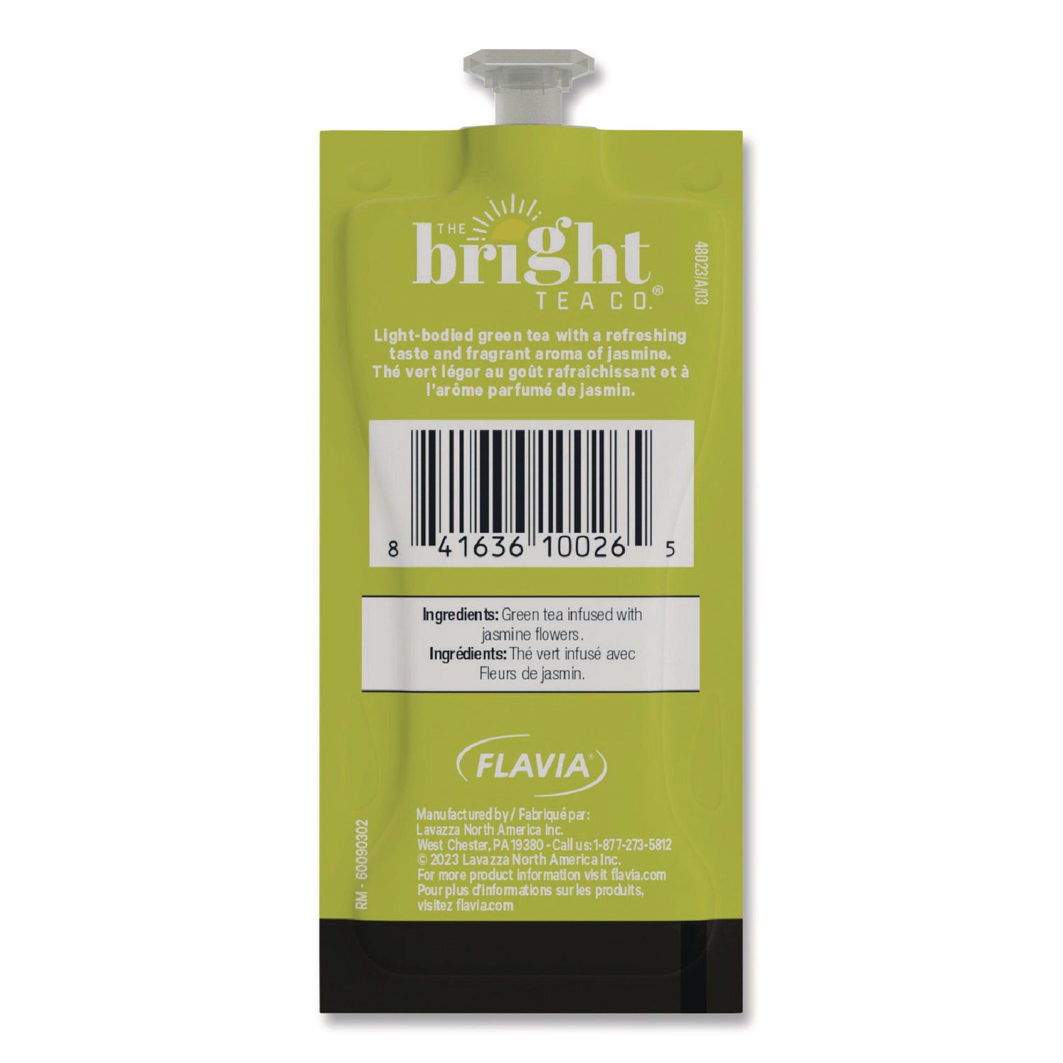 FLAVIA® The Bright Tea Co. Green with Jasmine Tea Freshpack, 40/Carton