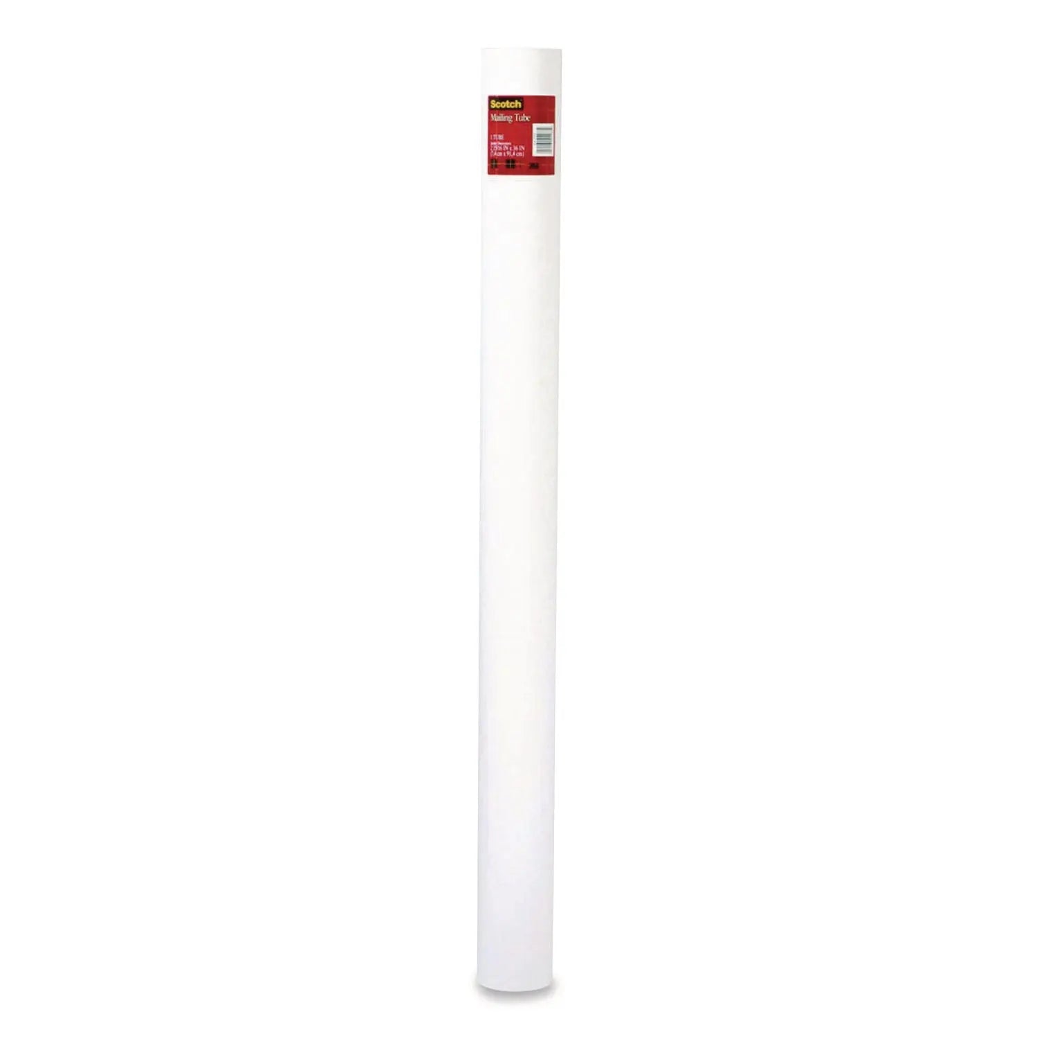 Scotch™ Mailing Tube, 36" Long, 3" Diameter, White Scotch™ Flipcost