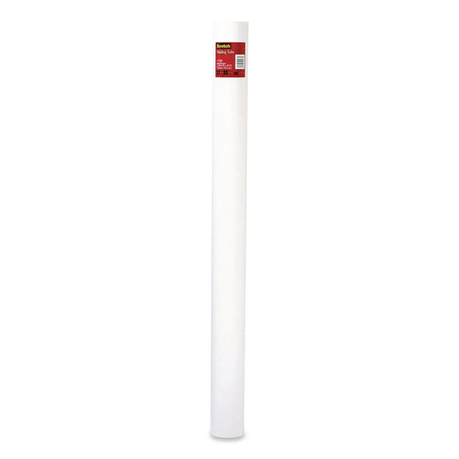 Scotch™ Mailing Tube, 48" Long, 4" Diameter, White Scotch™ Flipcost