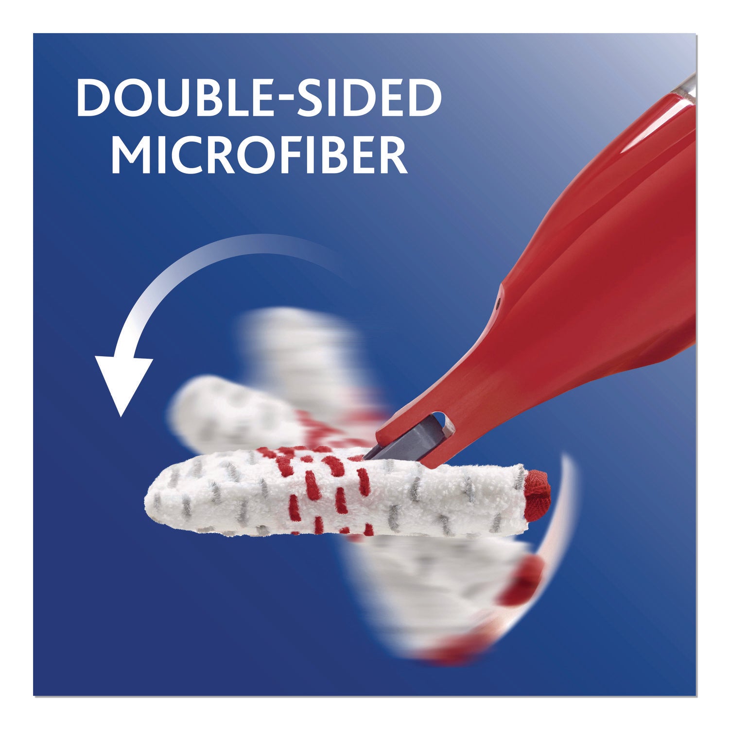 O-Cedar® ProMist MAX Spray Mop, Red/White/Gray Microfiber Head, 48" Red/Black/Gray Plastic Handle