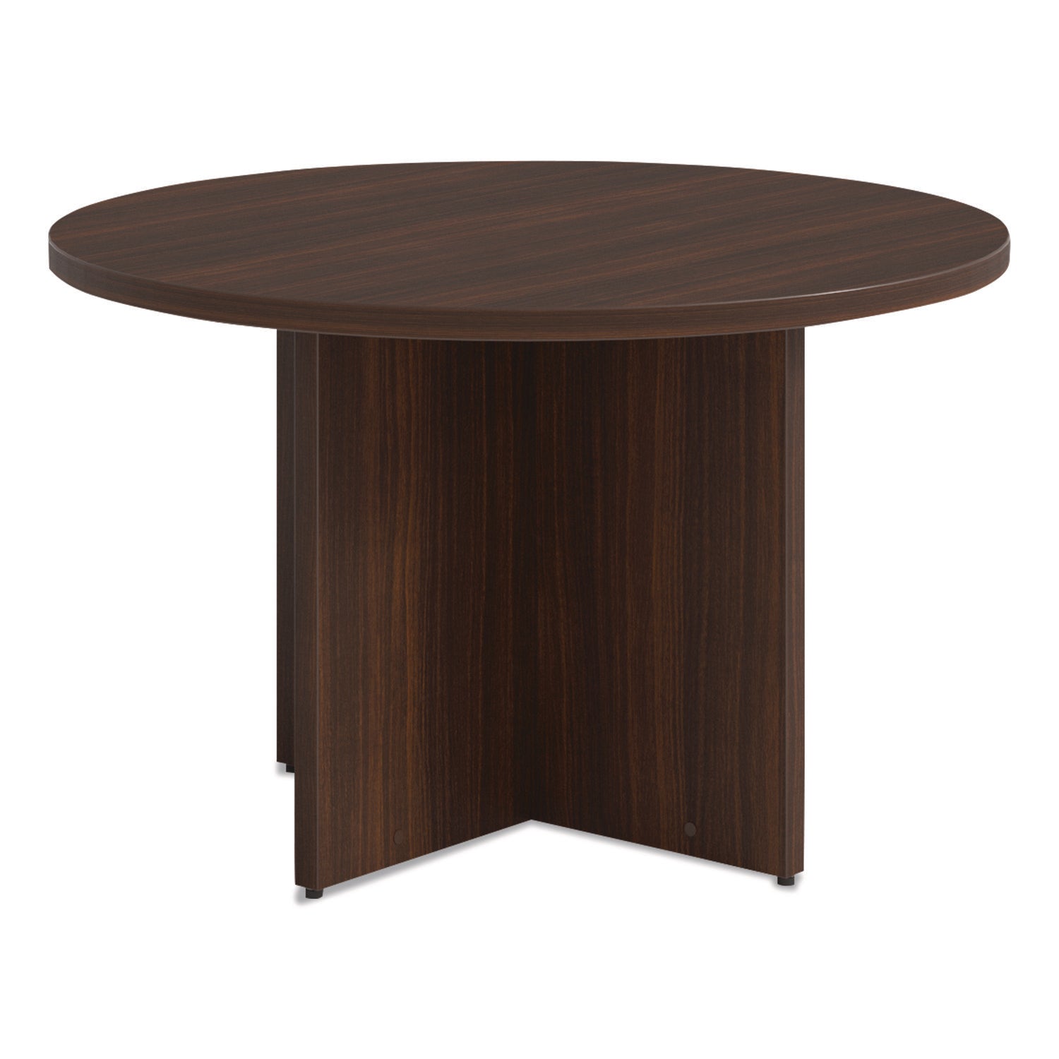 Alera® Alera Seville Round Conference Table, Round, 48" Diameter, Mahogany