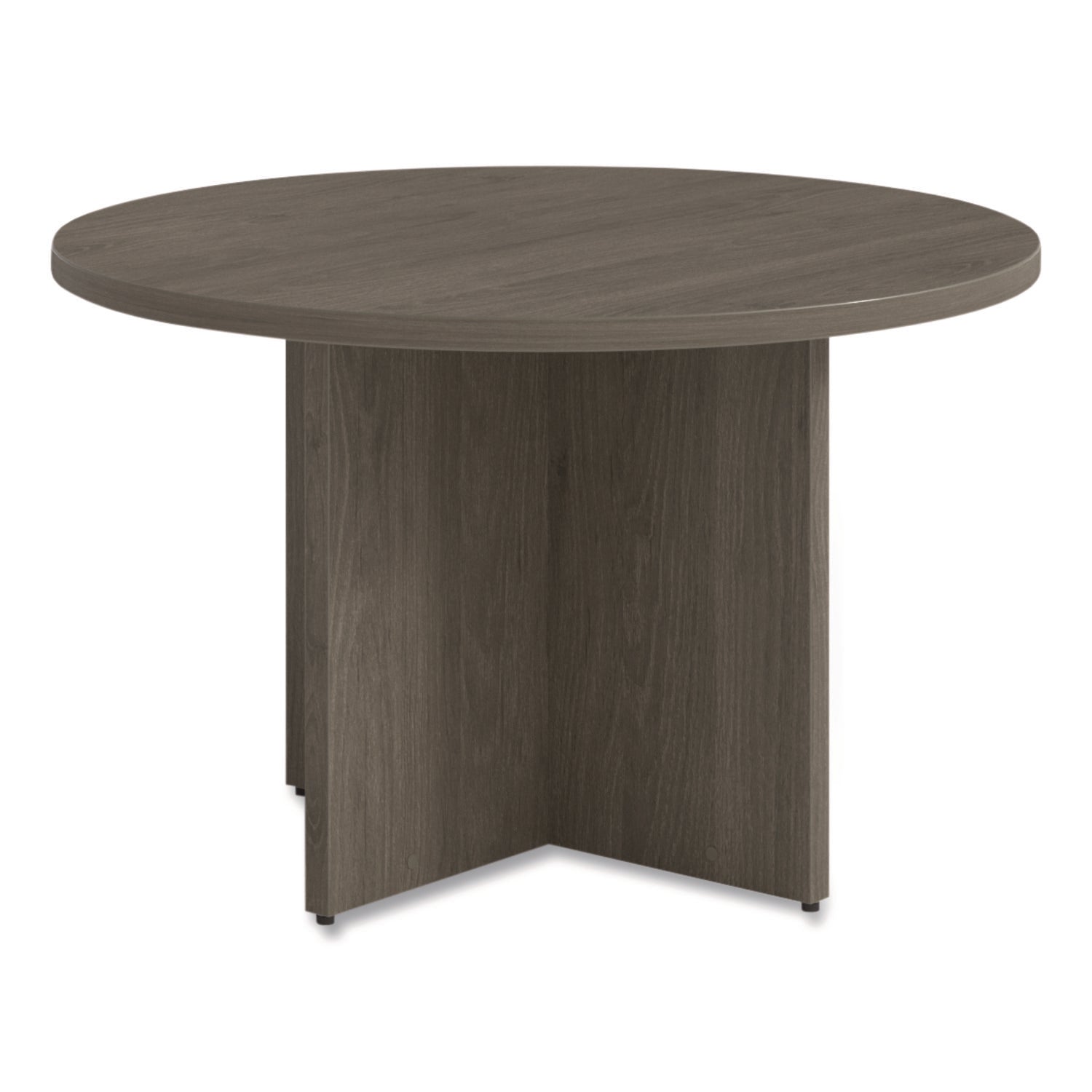 Alera® Alera Seville Round Conference Table, Round, 48" Diameter, Walnut