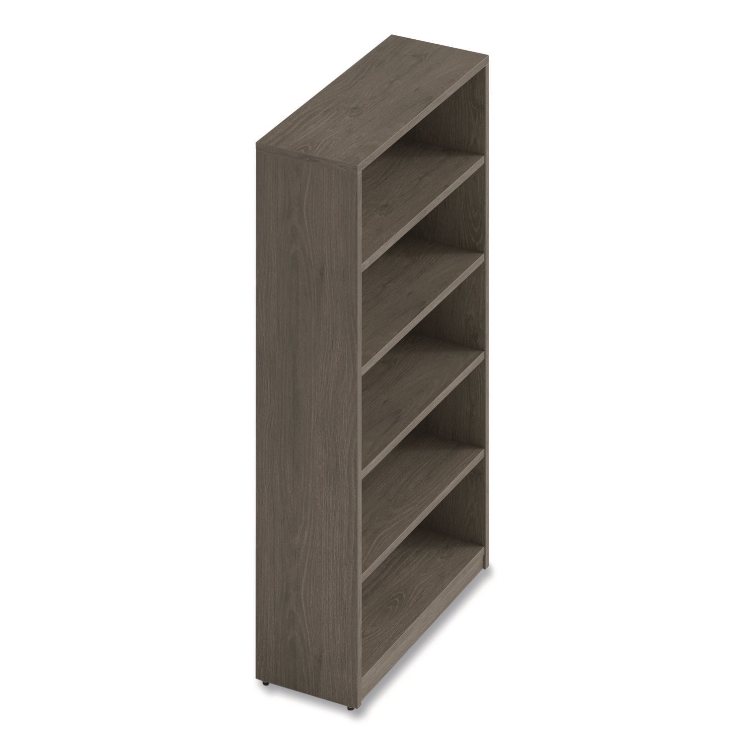 Alera® Alera Seville Bookcase, Five-Shelf, 36" x 14" x 65", Walnut