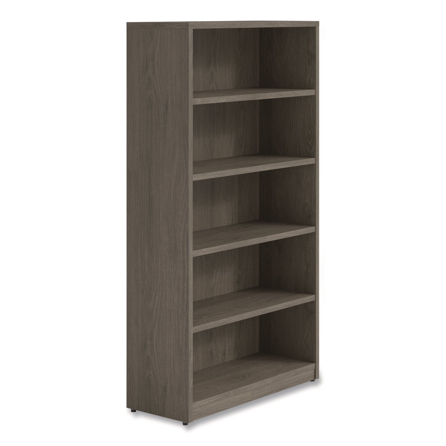 Alera® Alera Seville Bookcase, Five-Shelf, 36" x 14" x 65", Walnut