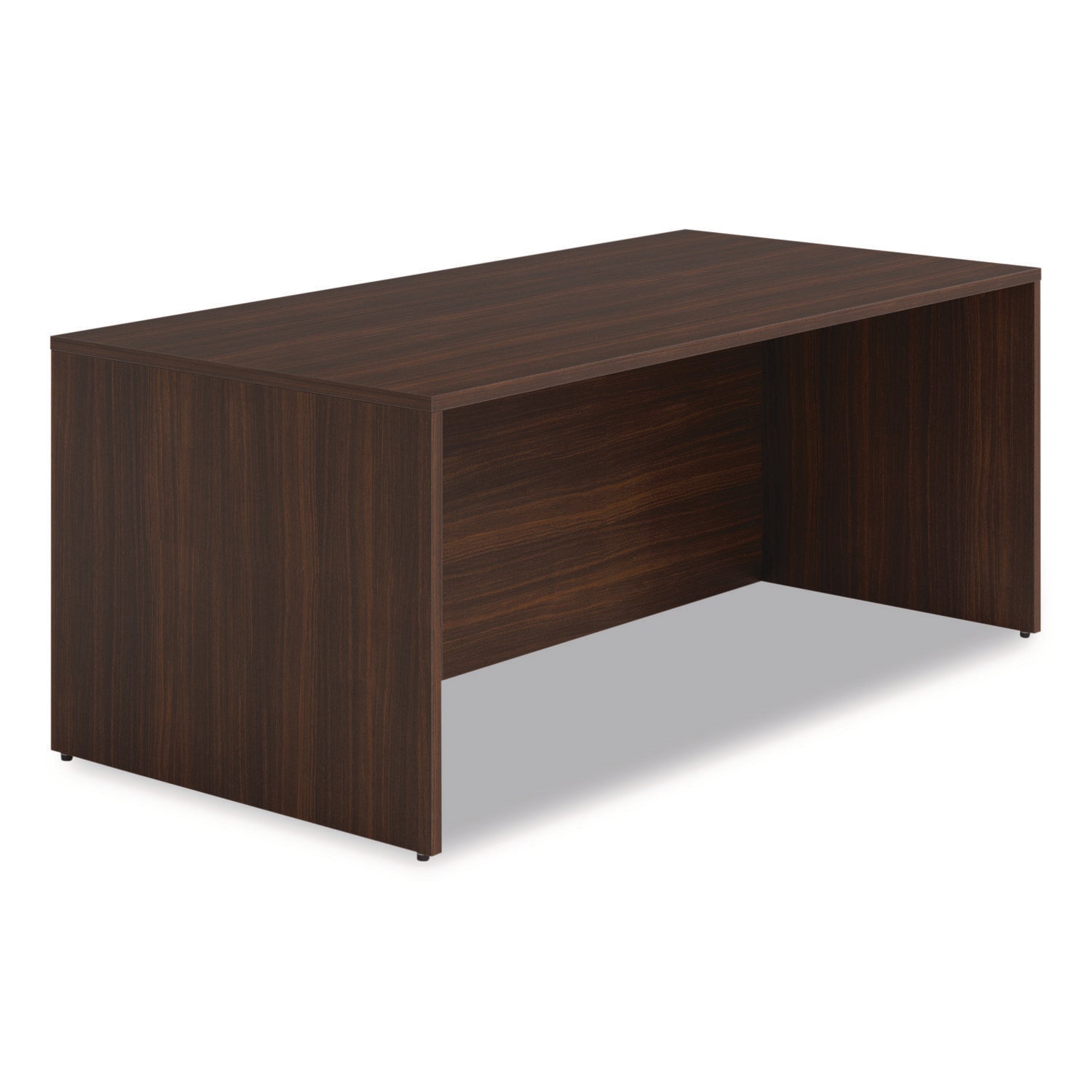 Alera® Alera Seville Series Desk Shell, 72" x 36" x 29", Mahogany