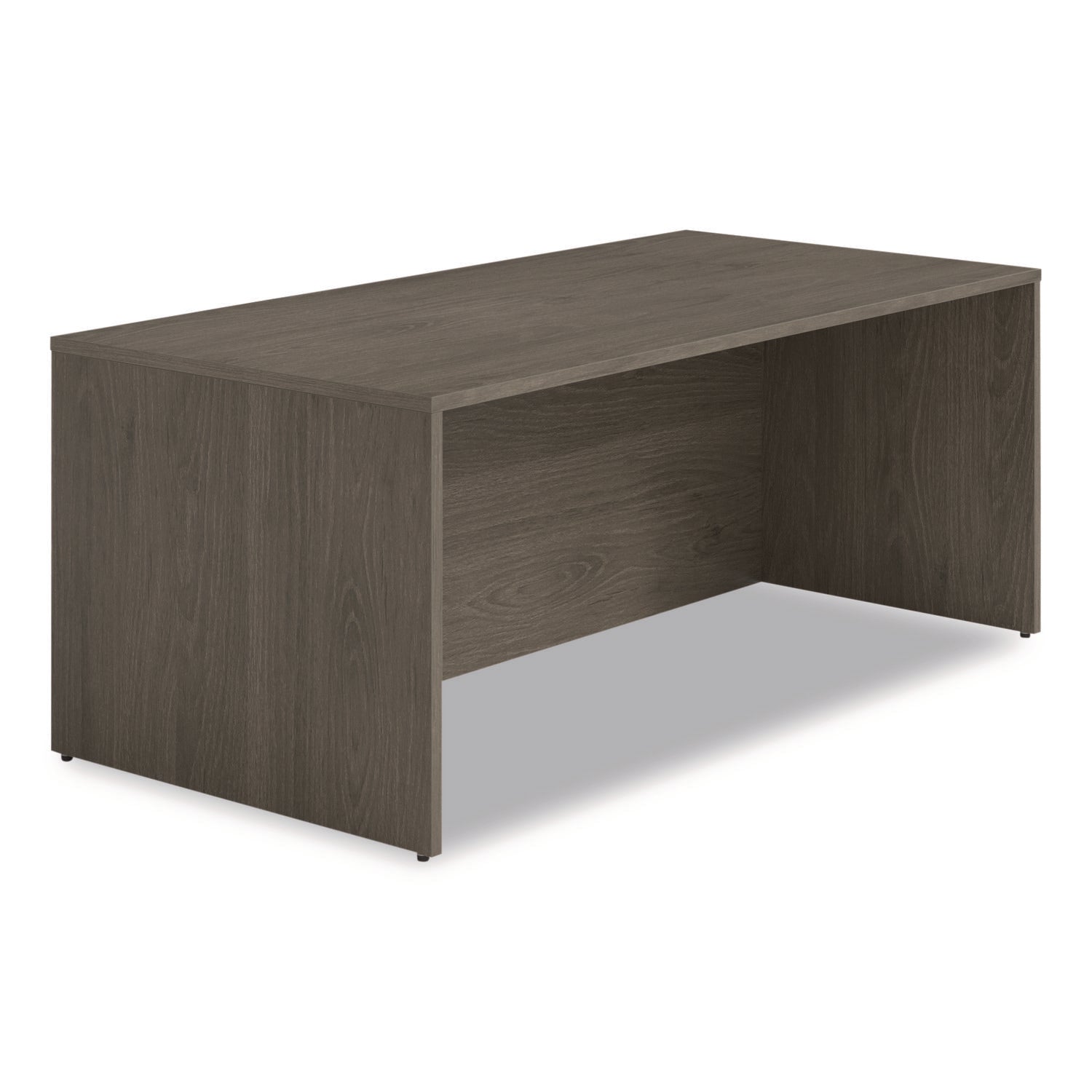 Alera® Alera Seville Series Desk Shell, 72" x 36" x 29", Walnut