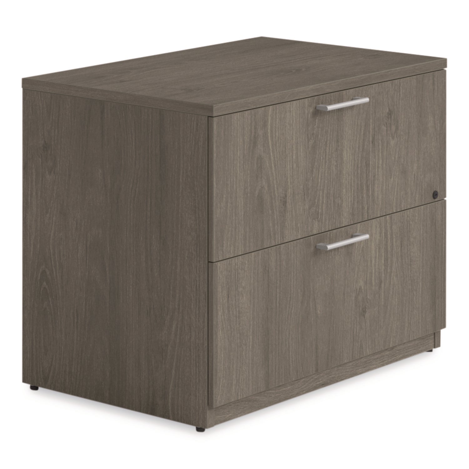 Alera® Alera Seville Series Lateral File Cabinet, 2 Legal-Size File Drawers, Walnut, 36" x 24" x 29"