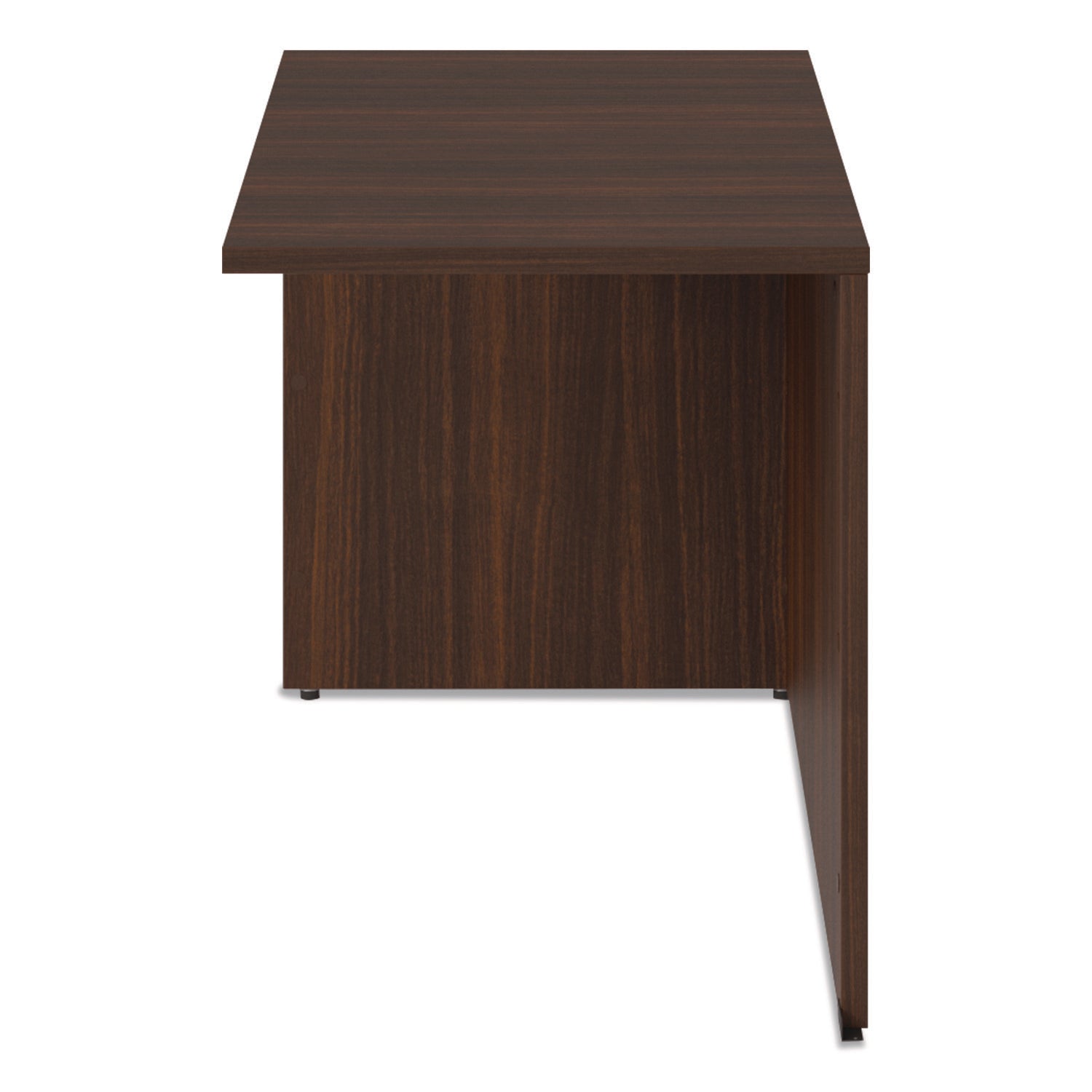 Alera® Seville Series Return Shell, Reversible, 48" x 24" x 29", Mahogany