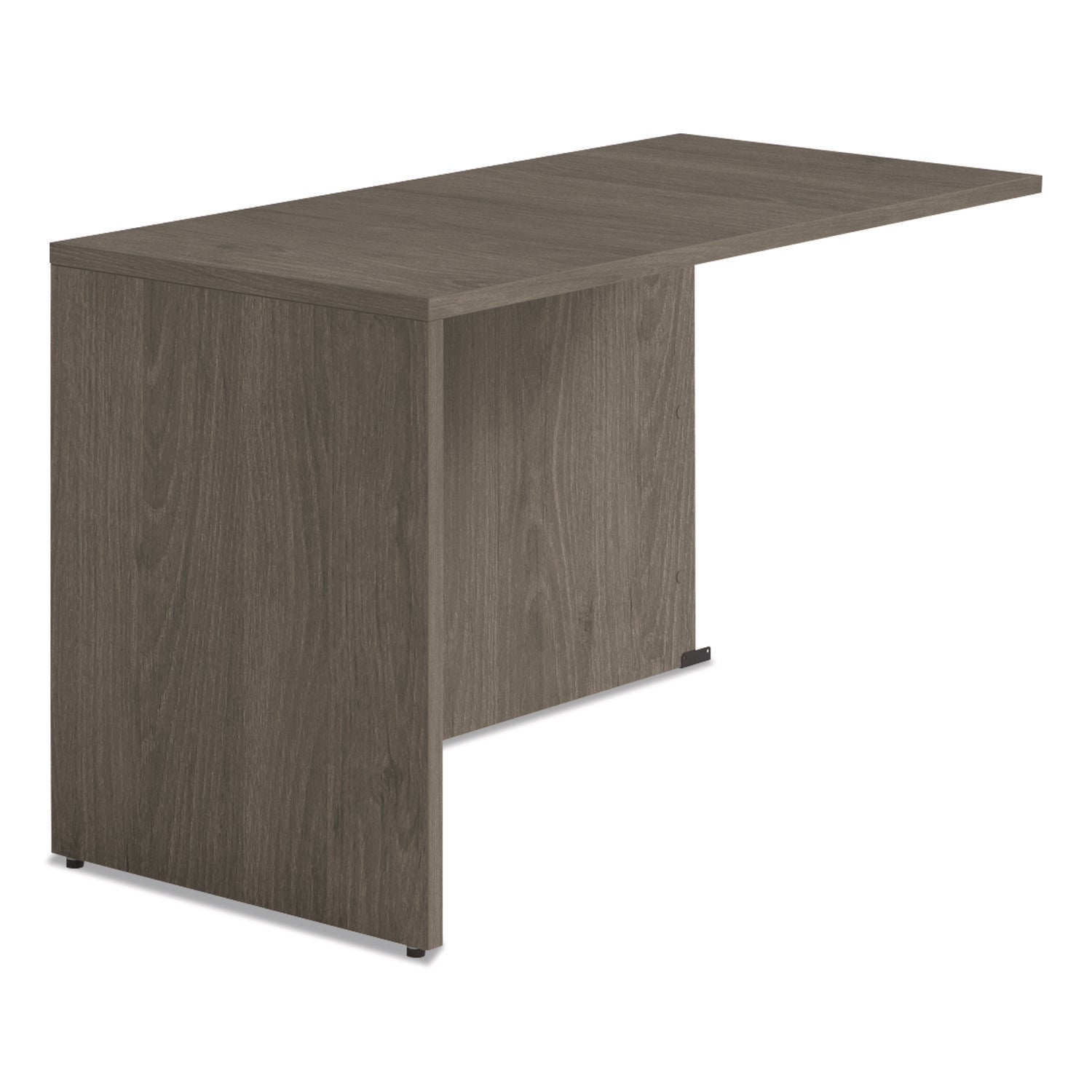 Alera® Seville Series Return Shell, Reversible, 48" x 24" x 29", Walnut