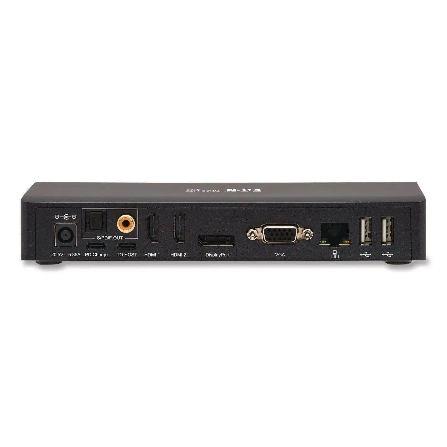 Tripp Lite by Eaton Triple Display USB-C Dock, Displayport/HDMI/RJ45/USB/VGA, Black Tripp Lite by Eaton Flipcost