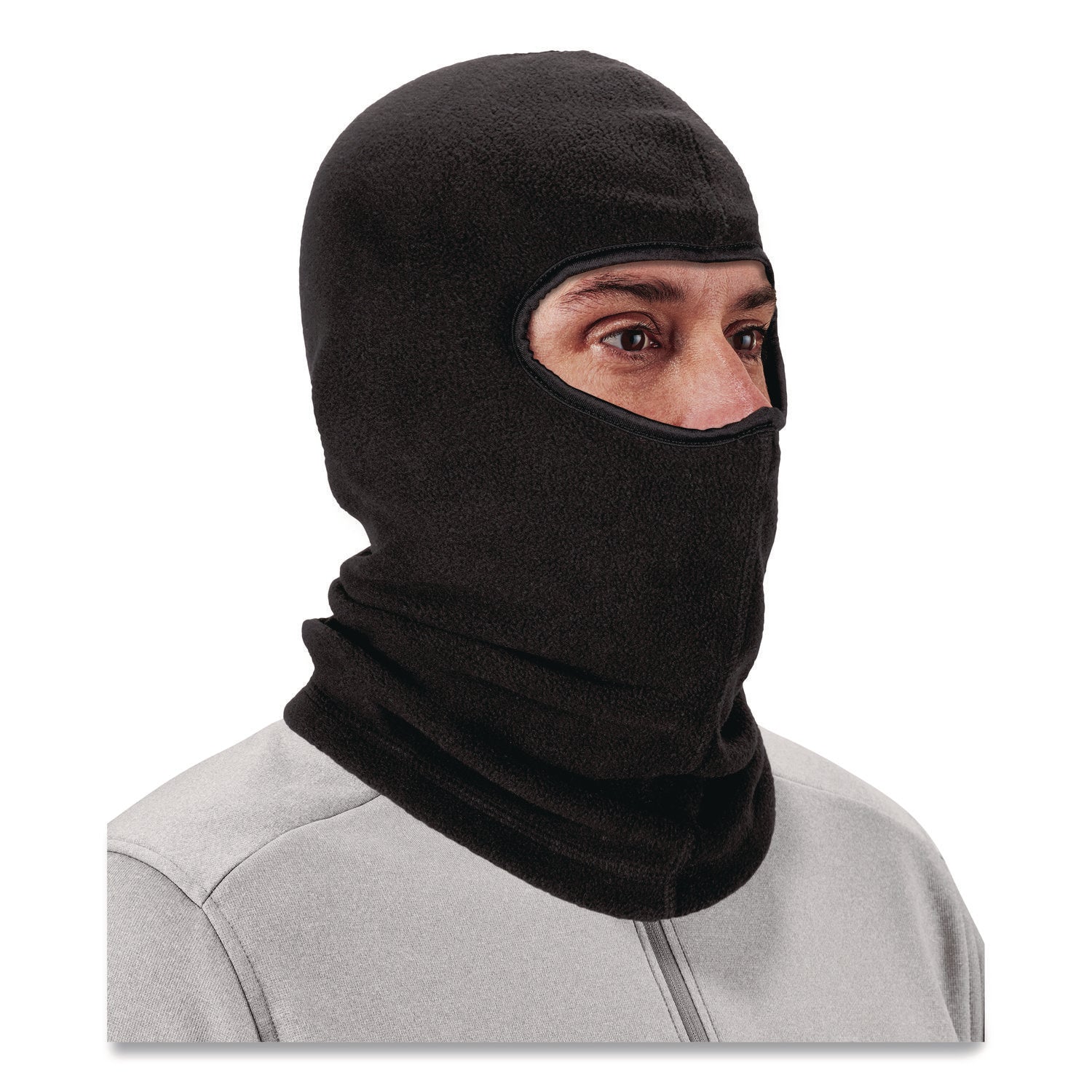 ergodyne® N-Ferno 6821 Fleece Balaclava Face Mask Polyester One Size Fits Most Black