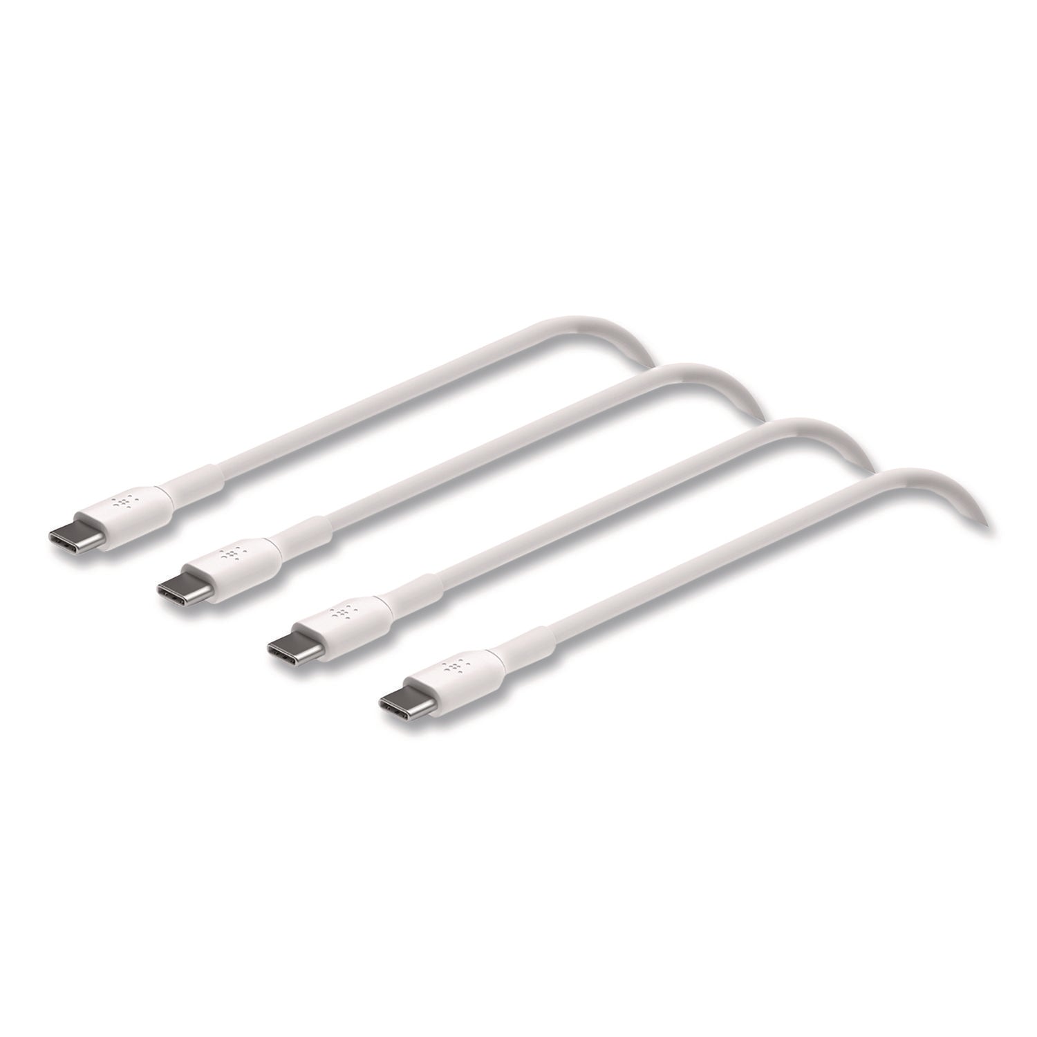 Belkin® BOOST CHARGE USB-C to USB-C Cable, 3.3 ft, White, 2/Pack
