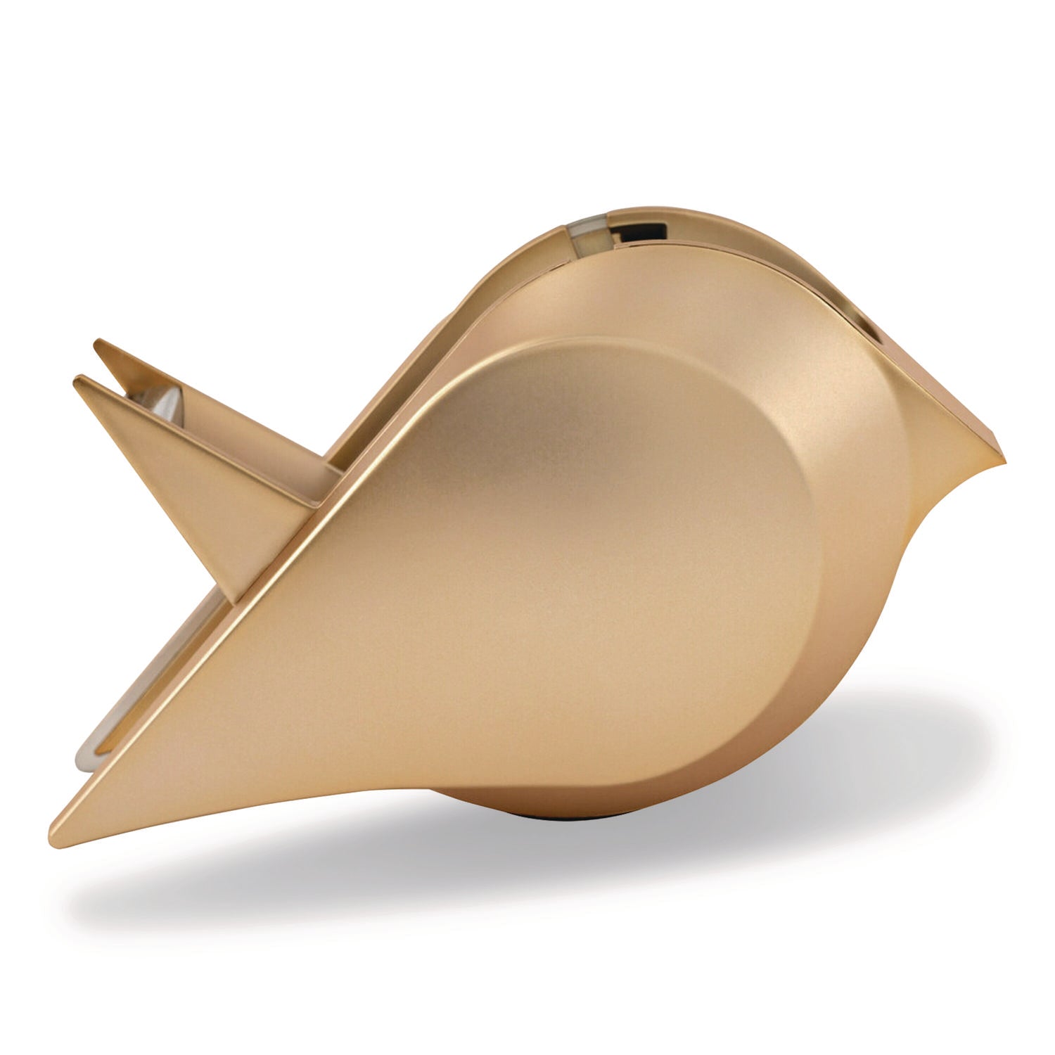 Scotch® Bird Desktop Tape Dispenser, 1" Core, Metallic Gold