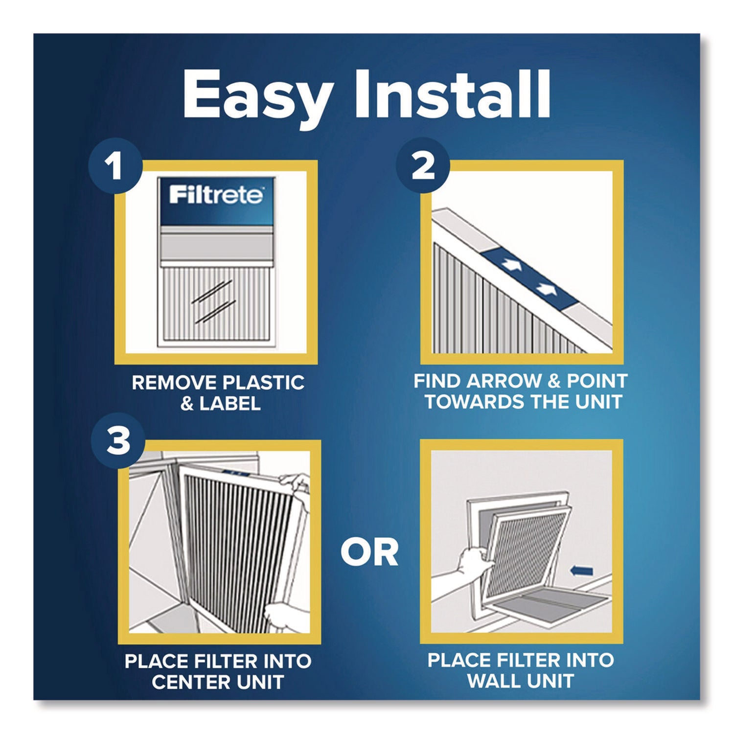 Filtrete™ High Performance Air Filter, 14 x 25, 4/Carton