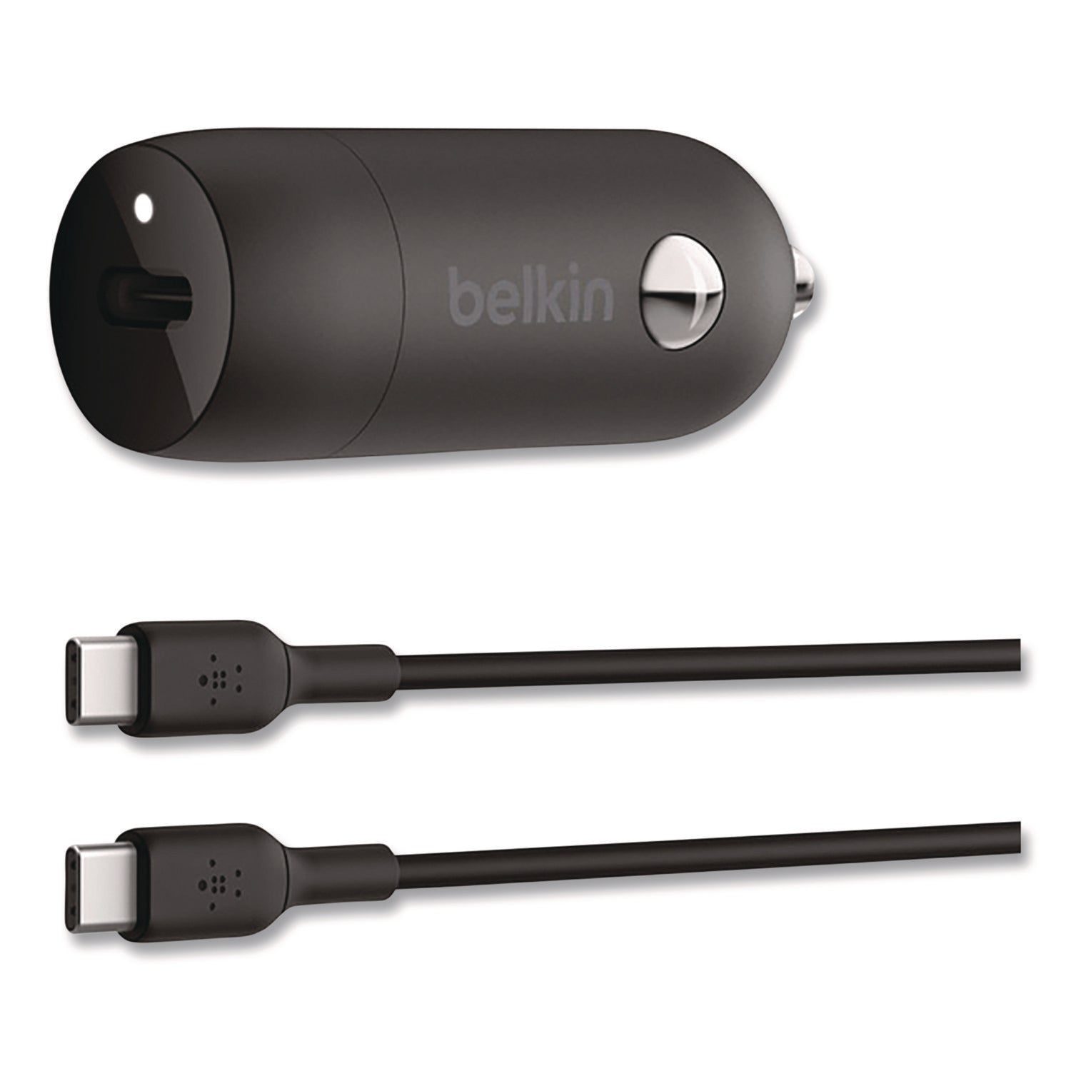 Belkin® BOOST CHARGE USB-PD Car Charger + Lightning to USB-C Cable, 30 W, USB-C, Black