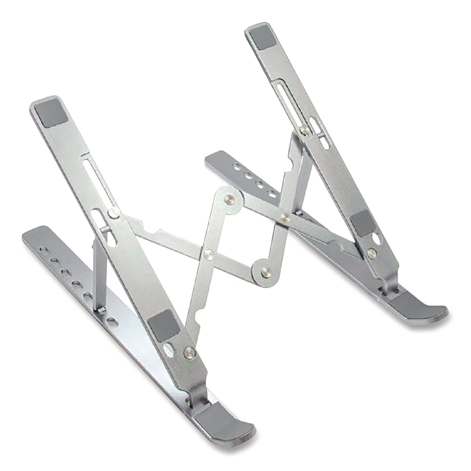 OTM Essentials™ Portable Laptop Riser Stand, 11.85" x 2.5" to 5.5", Silver