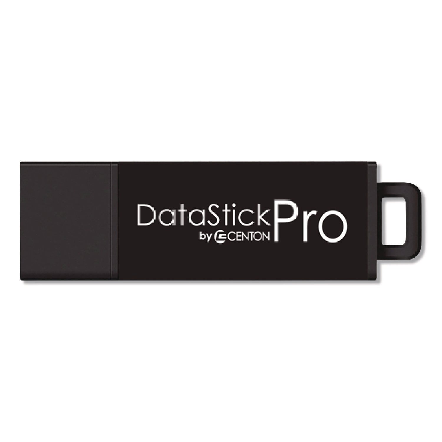 Centon DataStick Pro USB 3.2 Type A Flash Drive, 128 GB, Black, 10/Pack