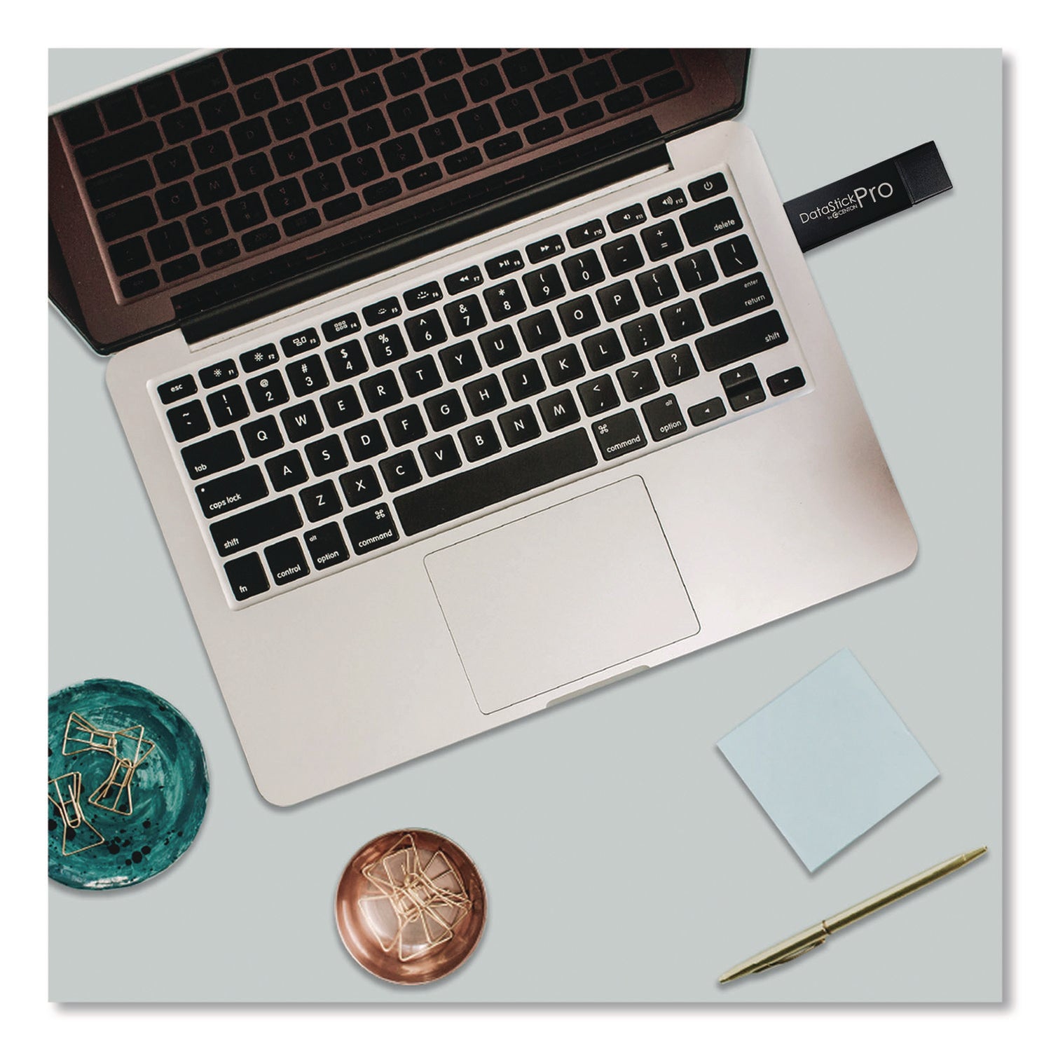 Centon DataStick Pro USB 3.2 Type A Flash Drive, 128 GB, Black, 10/Pack