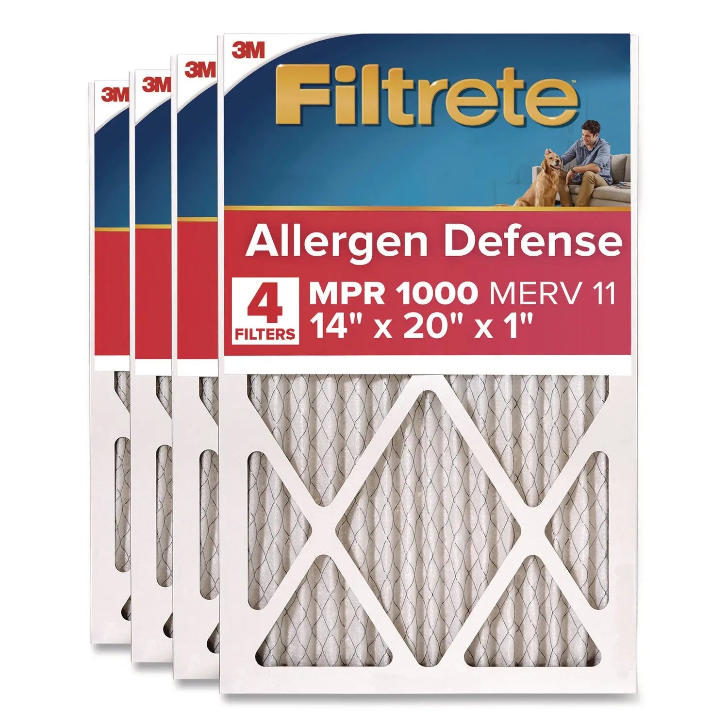 Filtrete™ Allergen Defense Air Filter, 12 x 20, 4/Carton Filtrete™ Flipcost