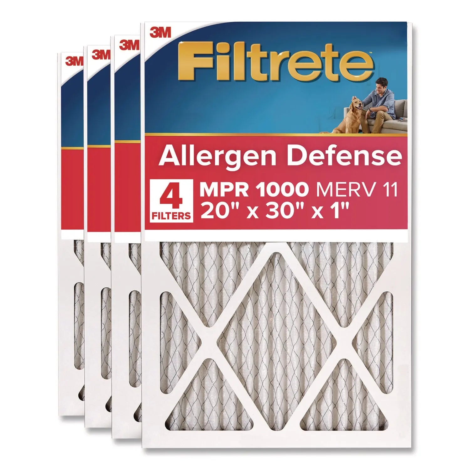 Filtrete™ Allergen Defense Air Filter, 20 x 30, 4/Carton Filtrete™ Flipcost