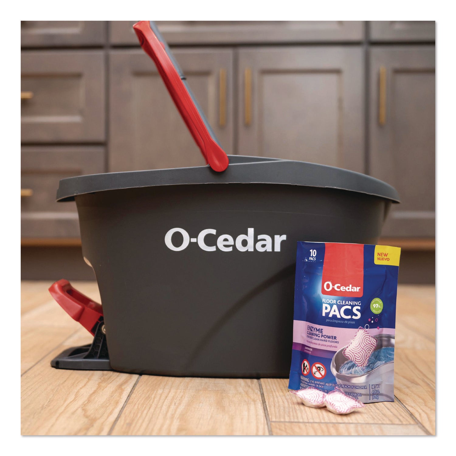 O-Cedar® Cleaning PACS, Lavender Scent, 10/Pack