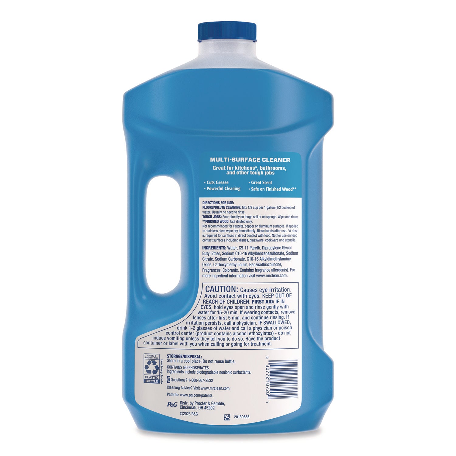 Mr. Clean® Mr. Clean Multipurpose Cleaning Solution, Unstopables Fresh Scent, 64 oz Bottle