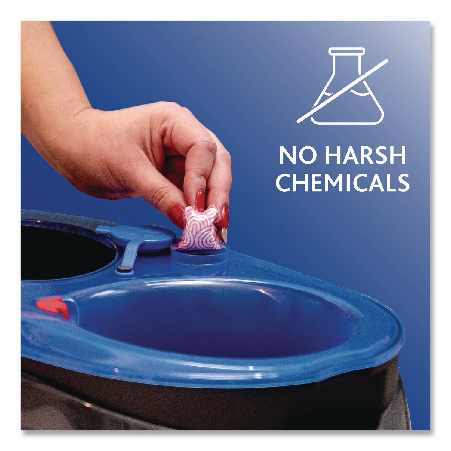 O-Cedar® Cleaning PACS, Lavender Scent, 10/Pack, 8 Packs/Carton