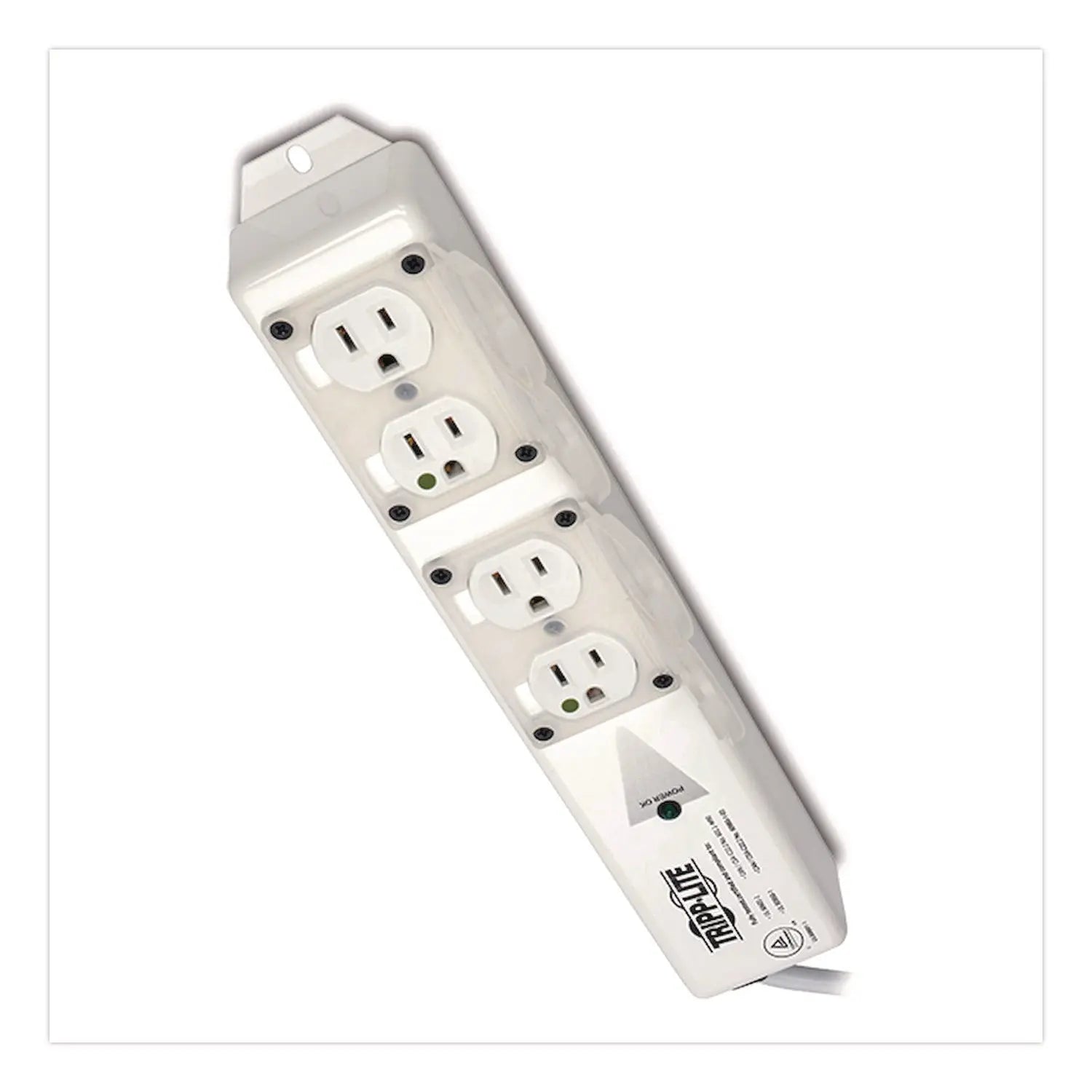 Tripp Lite by Eaton Medical-Grade Surge Protector with Antimicrobial Protection for Patient-Care Vicinity, 4 Outlets, 15 ft Cord, 1,410 J, White Tripp Lite by Eaton Flipcost