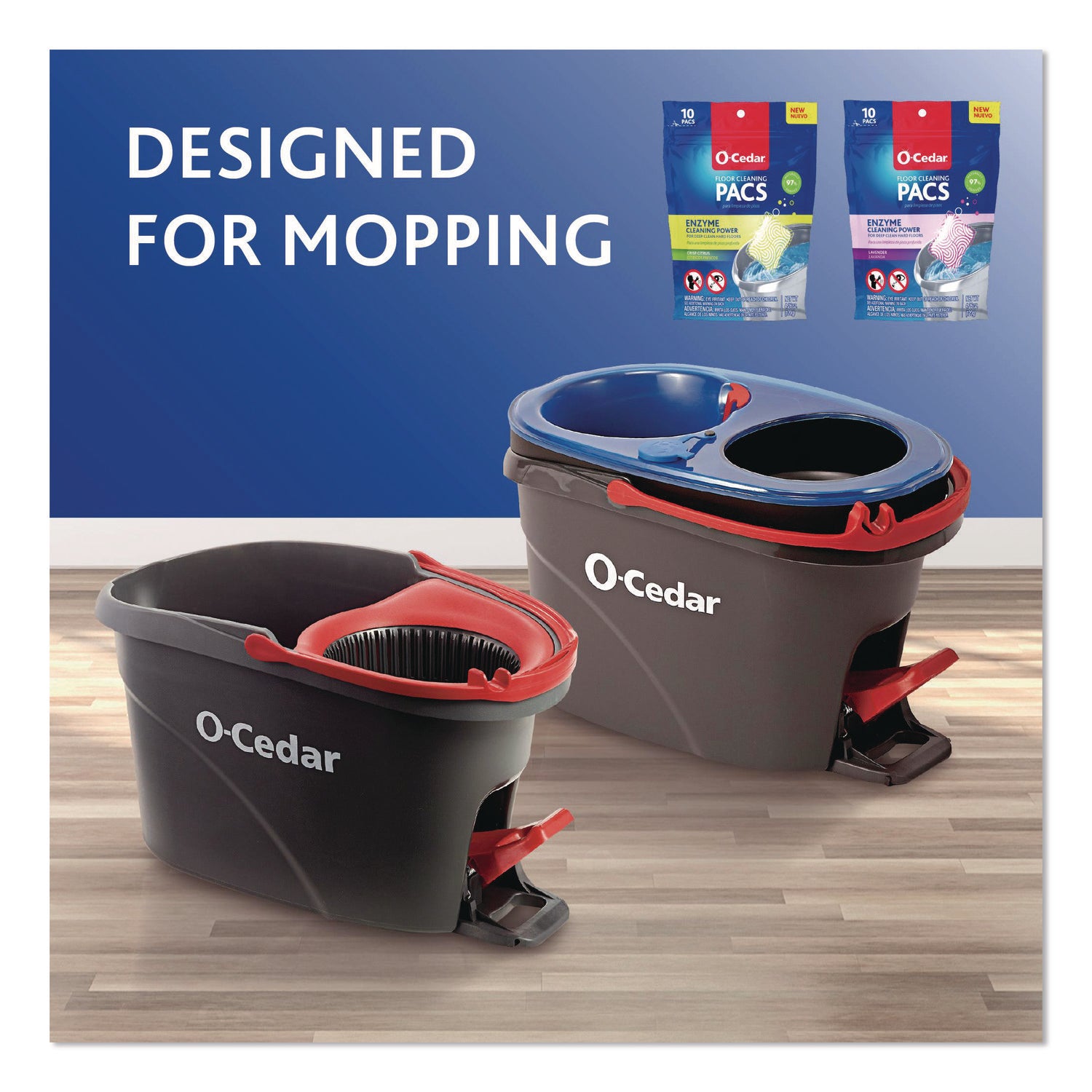 O-Cedar® Cleaning PACS, Crisp Citrus Scent, 10/Pack