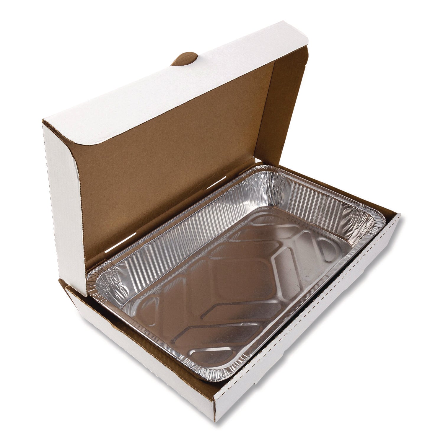 AmerCareRoyal® Catering Boxes, 13 x 21 x 3, White, Paper, 50/Carton